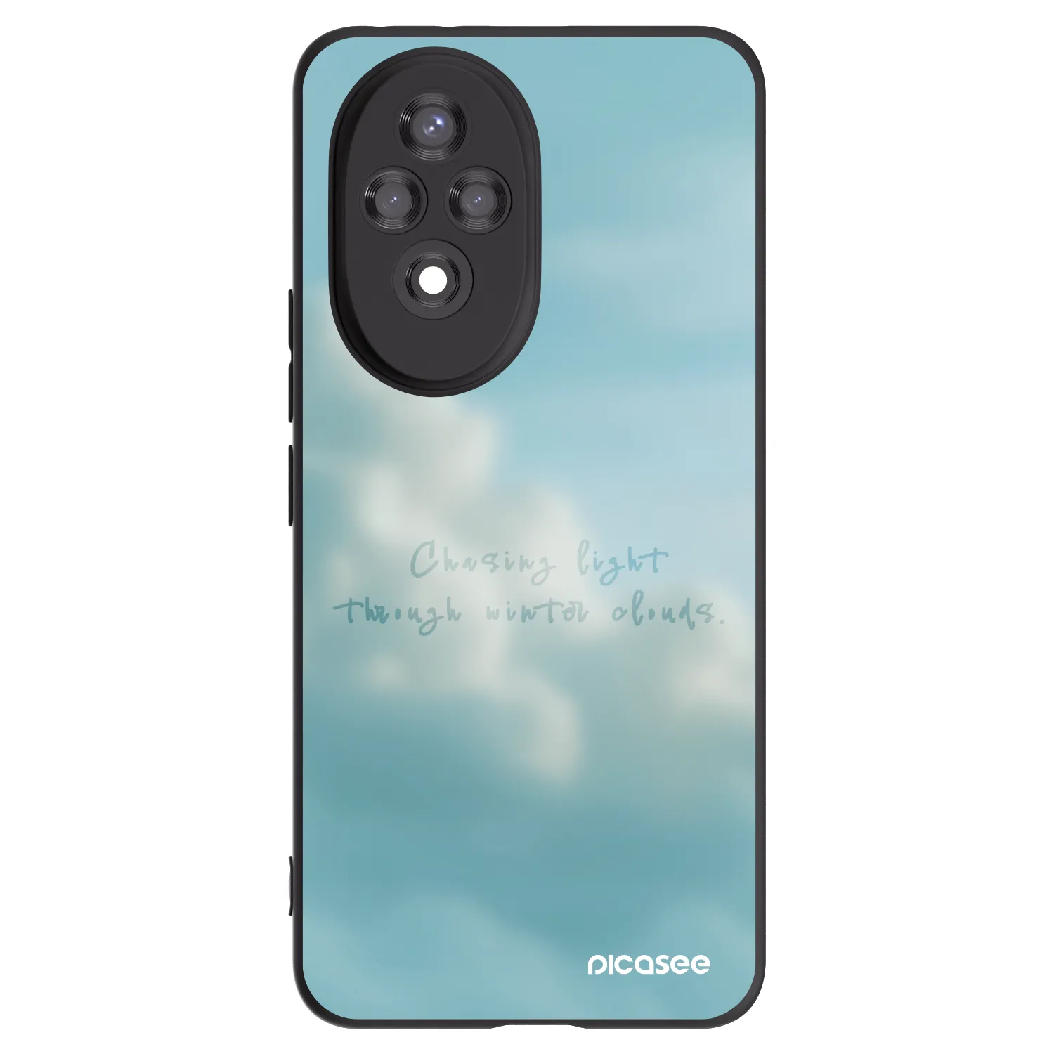 Picasee silikonowe czarne etui na Honor 200 Pro 5G - CHASiNG LIGHT