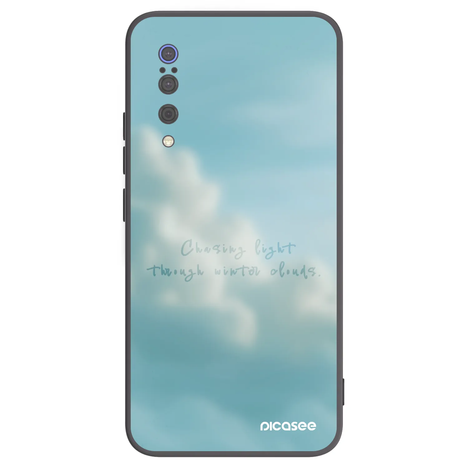 Picasee silikonowe czarne etui na Xiaomi Mi 9 - CHASiNG LIGHT
