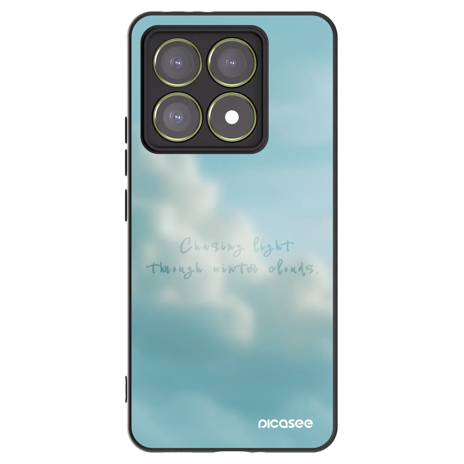 Picasee silikonowe czarne etui na Xiaomi 14T - CHASiNG LIGHT