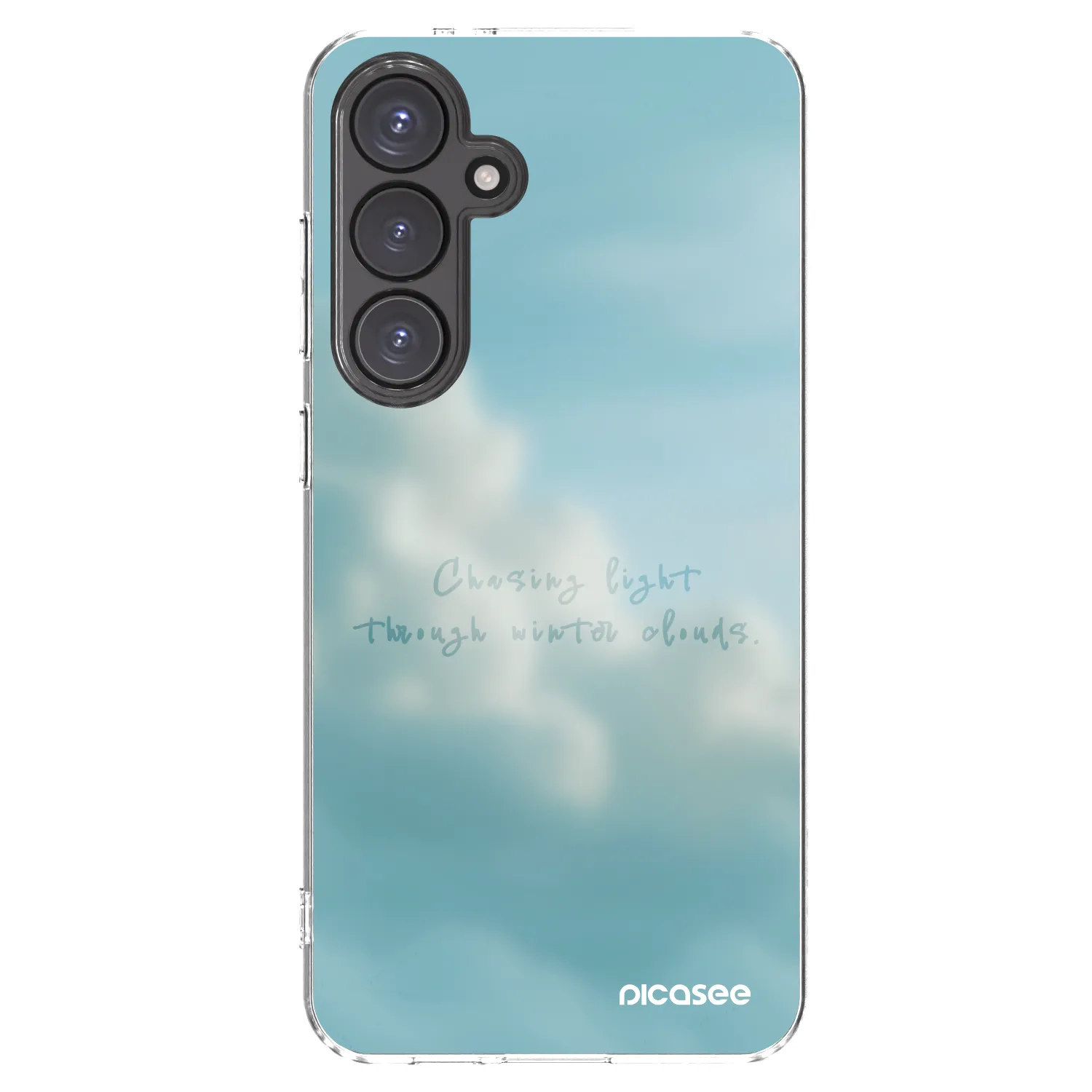 Picasee silikonowe przeźroczyste etui na Samsung Galaxy S24 FE S721B - CHASiNG LIGHT