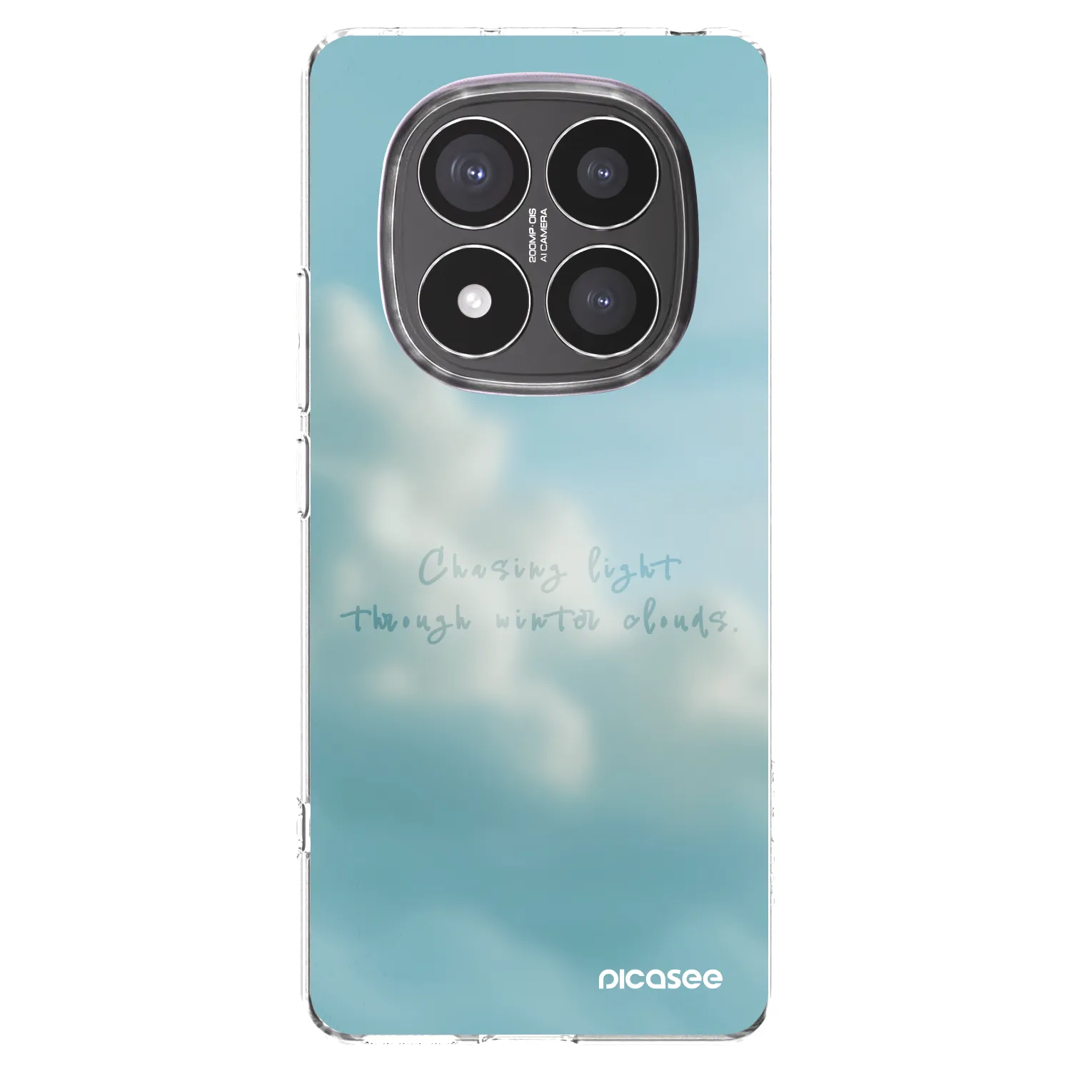 Picasee silikonowe przeźroczyste etui na Xiaomi Redmi Note 14 Pro+ 5G - CHASiNG LIGHT