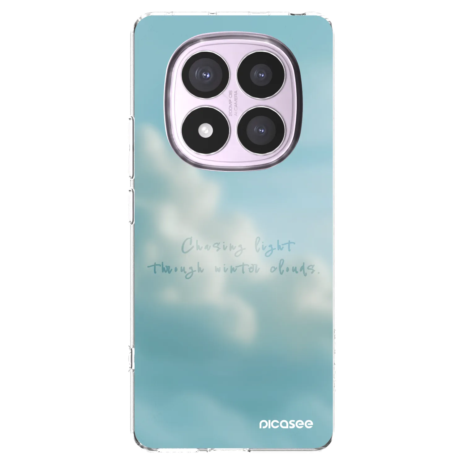 Picasee silikonowe przeźroczyste etui na Xiaomi Redmi Note 14 Pro 5G - CHASiNG LIGHT