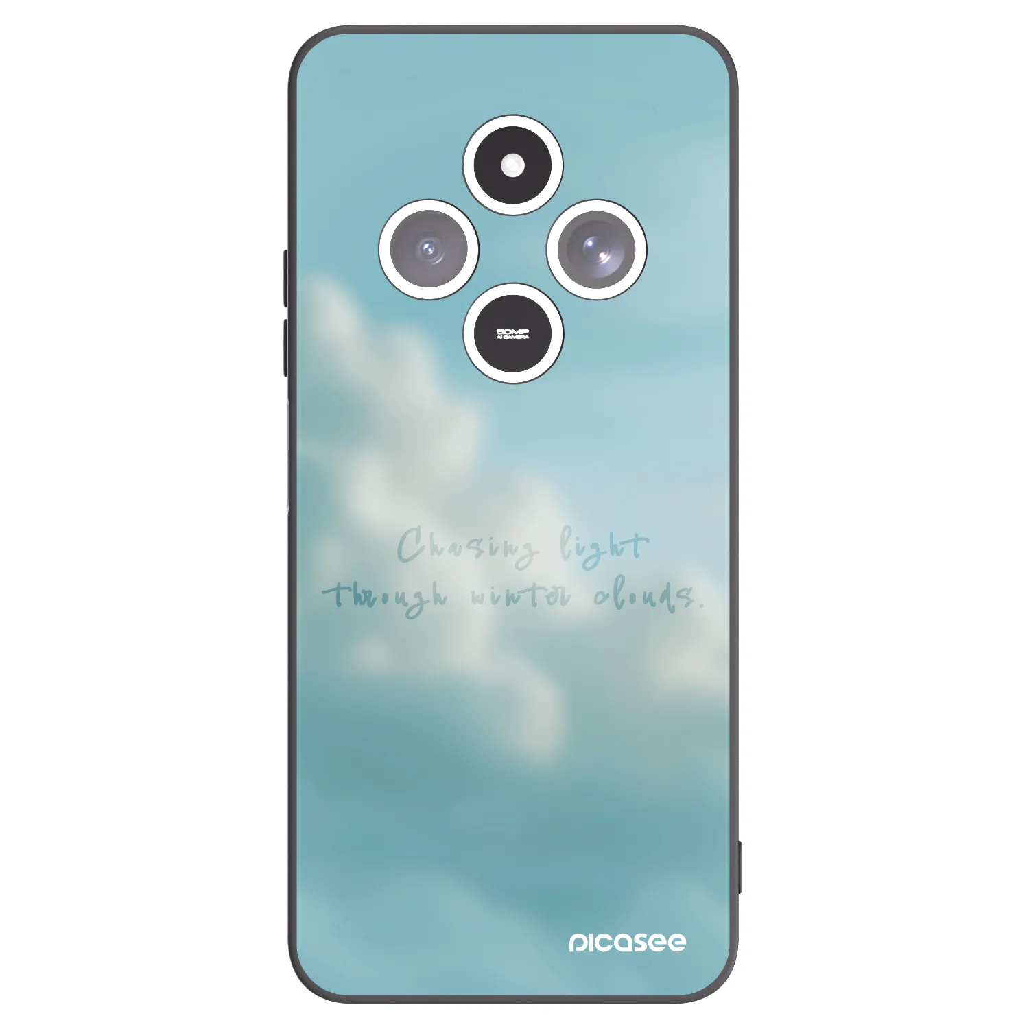 Picasee silikonowe czarne etui na Xiaomi Redmi 14C - CHASiNG LIGHT