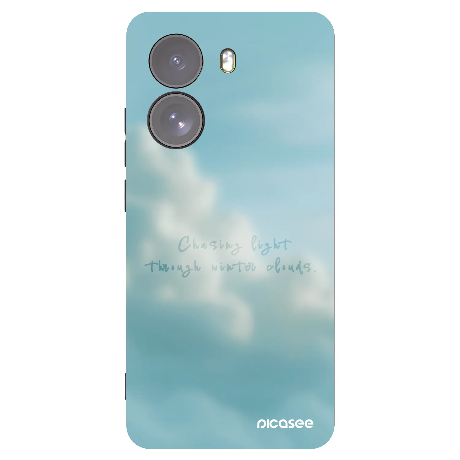 Picasee silikonowe czarne etui na Xiaomi Poco X7 - CHASiNG LIGHT