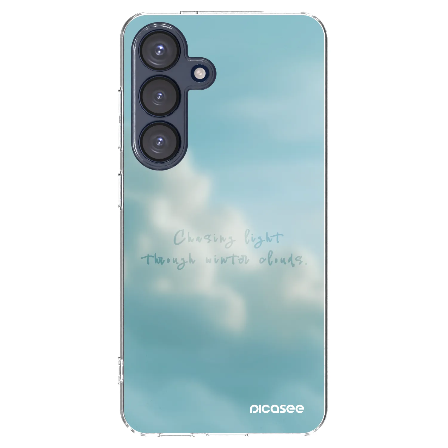 Picasee silikonowe przeźroczyste etui na Samsung Galaxy S25 5G - CHASiNG LIGHT