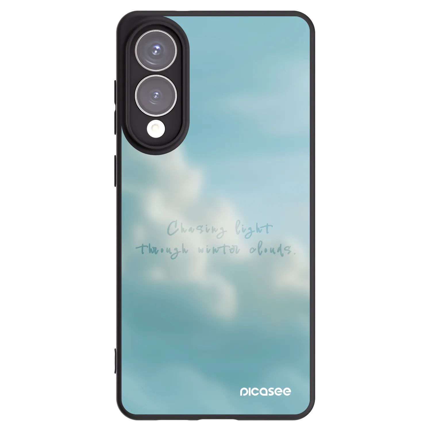 Picasee silikonowe czarne etui na Samsung Galaxy S25 Edge 5G - CHASiNG LIGHT