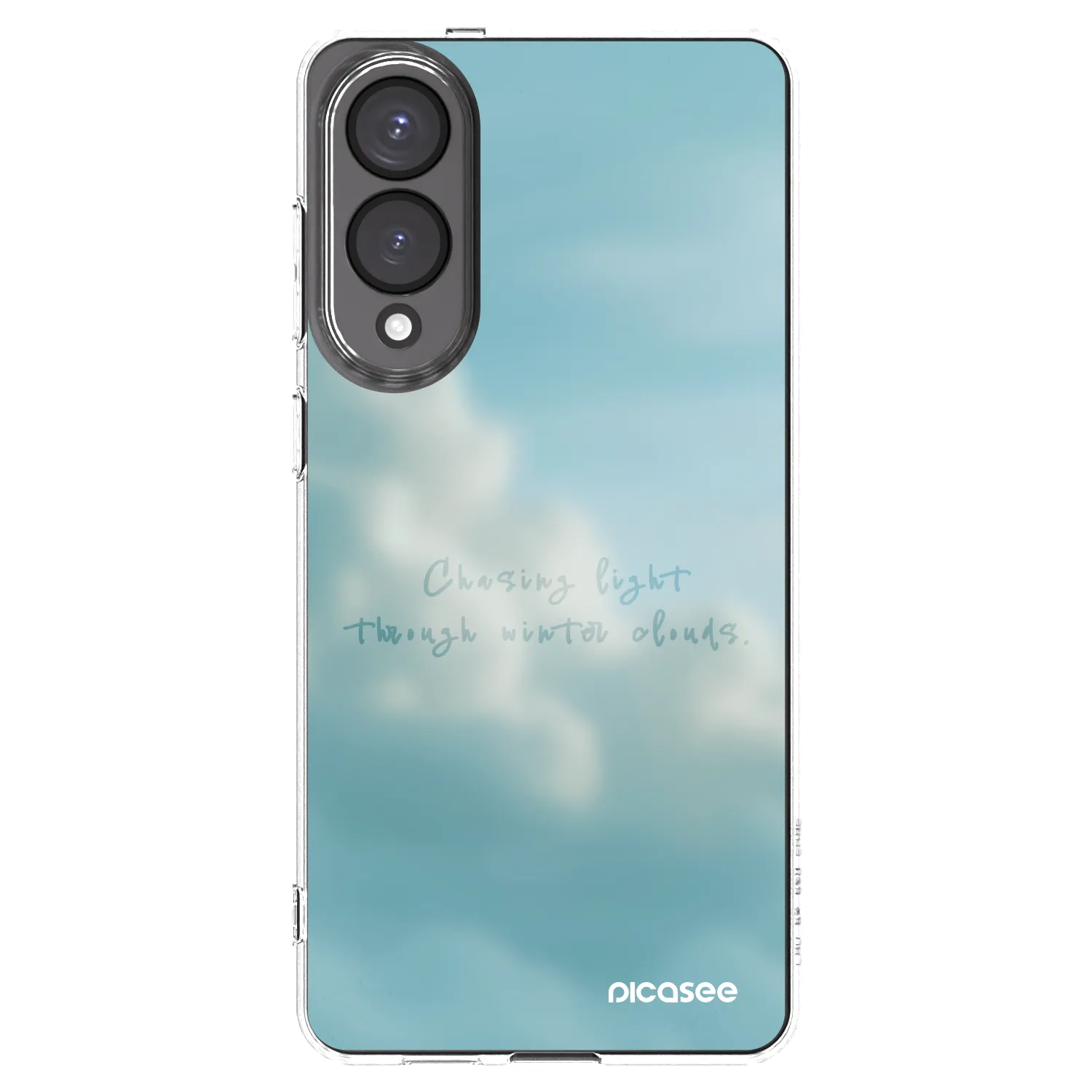 Picasee silikonowe przeźroczyste etui na Samsung Galaxy S25 Edge 5G - CHASiNG LIGHT