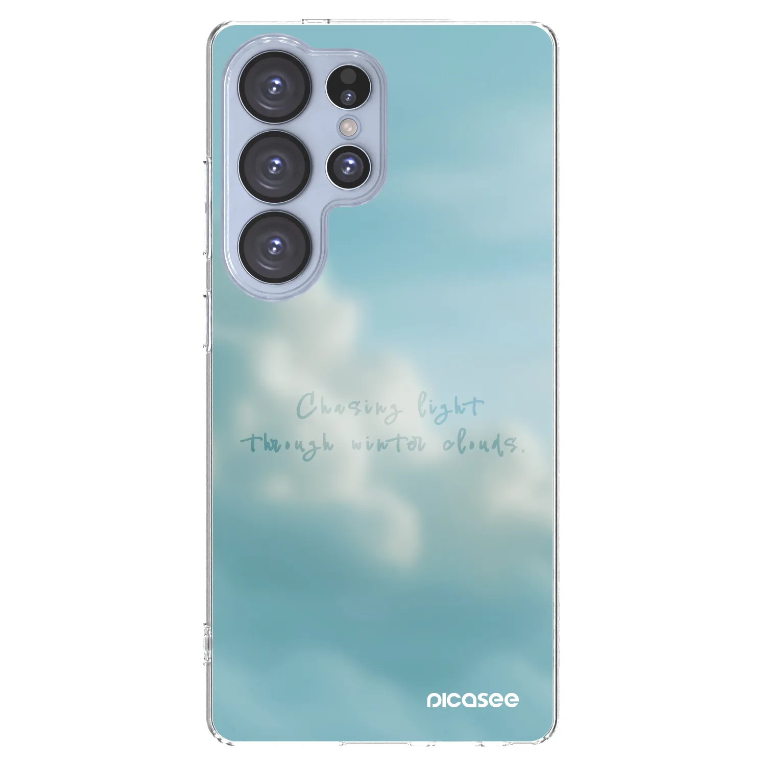 Picasee silikonowe przeźroczyste etui na Samsung Galaxy S25 Ultra 5G - CHASiNG LIGHT