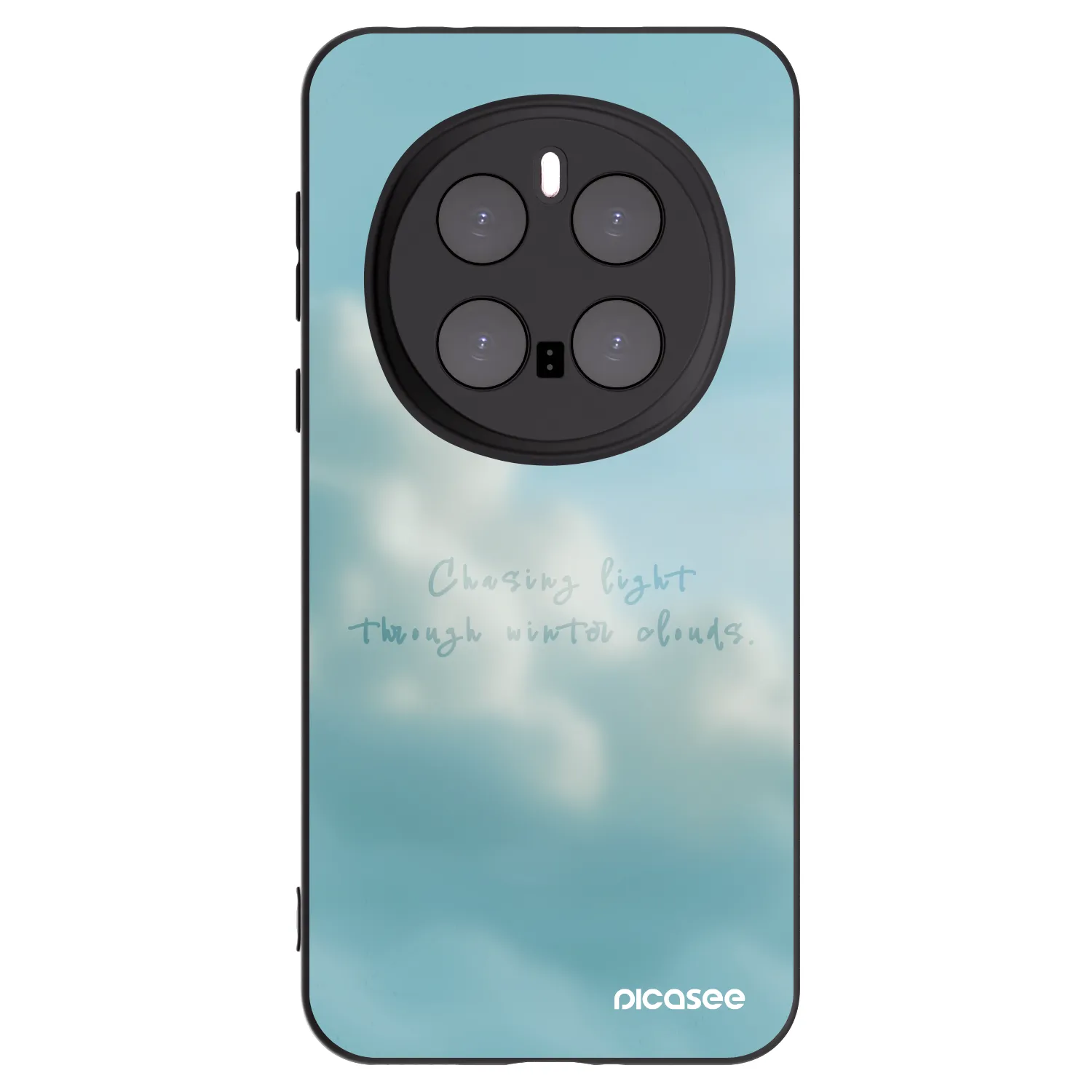 Picasee silikonowe czarne etui na Honor Magic7 Pro 5G - CHASiNG LIGHT