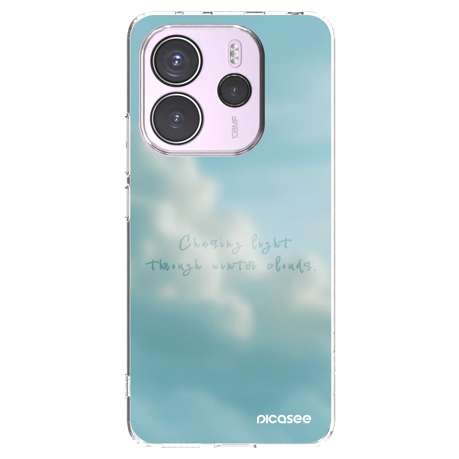 Picasee silikonowe przeźroczyste etui na Xiaomi Redmi Note 14 4G - CHASiNG LIGHT