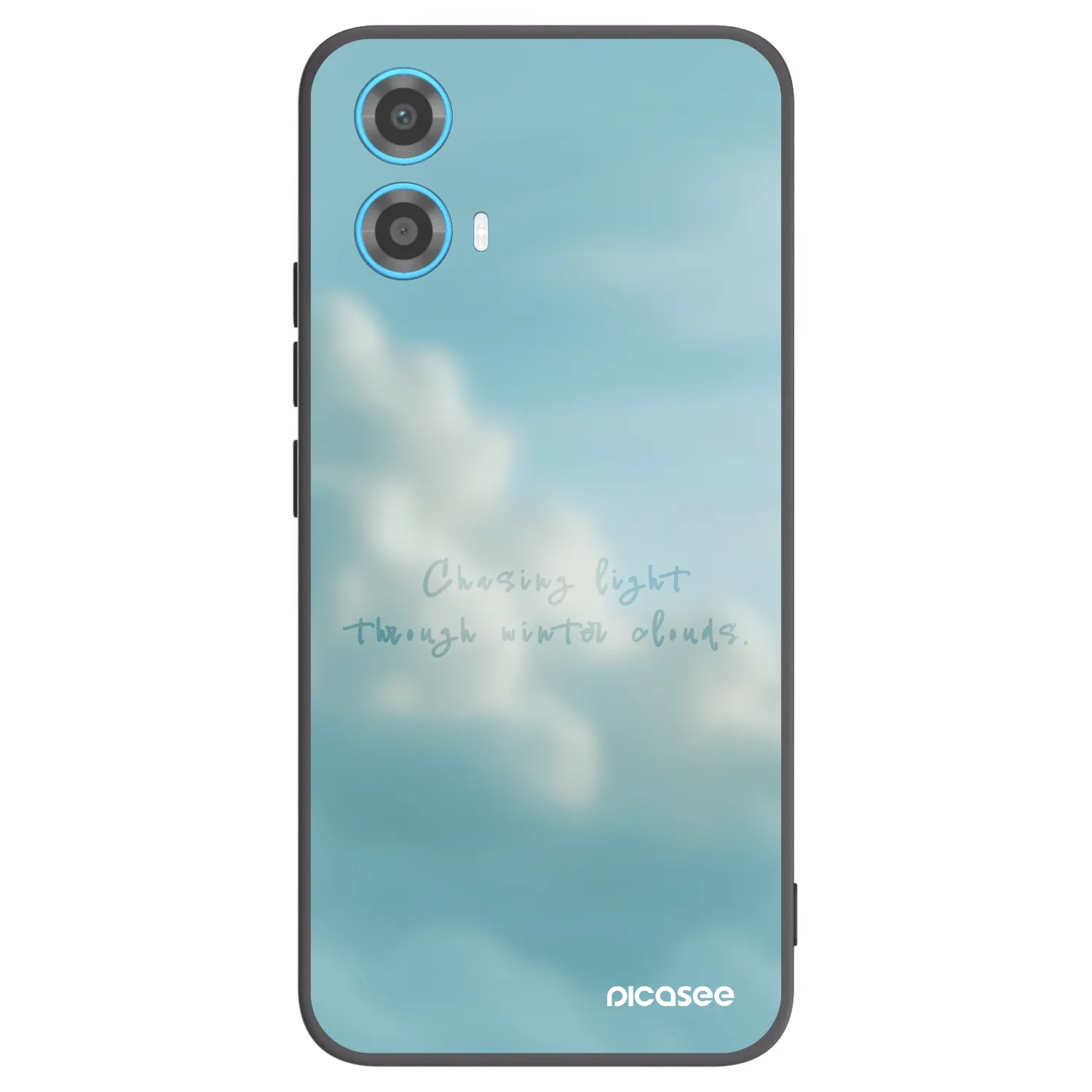 Picasee silikonowe czarne etui na Motorola Moto G34 5G - CHASiNG LIGHT