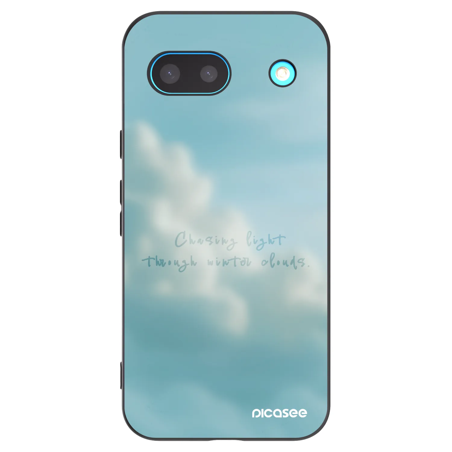 Picasee silikonowe czarne etui na Google Pixel 8a - CHASiNG LIGHT