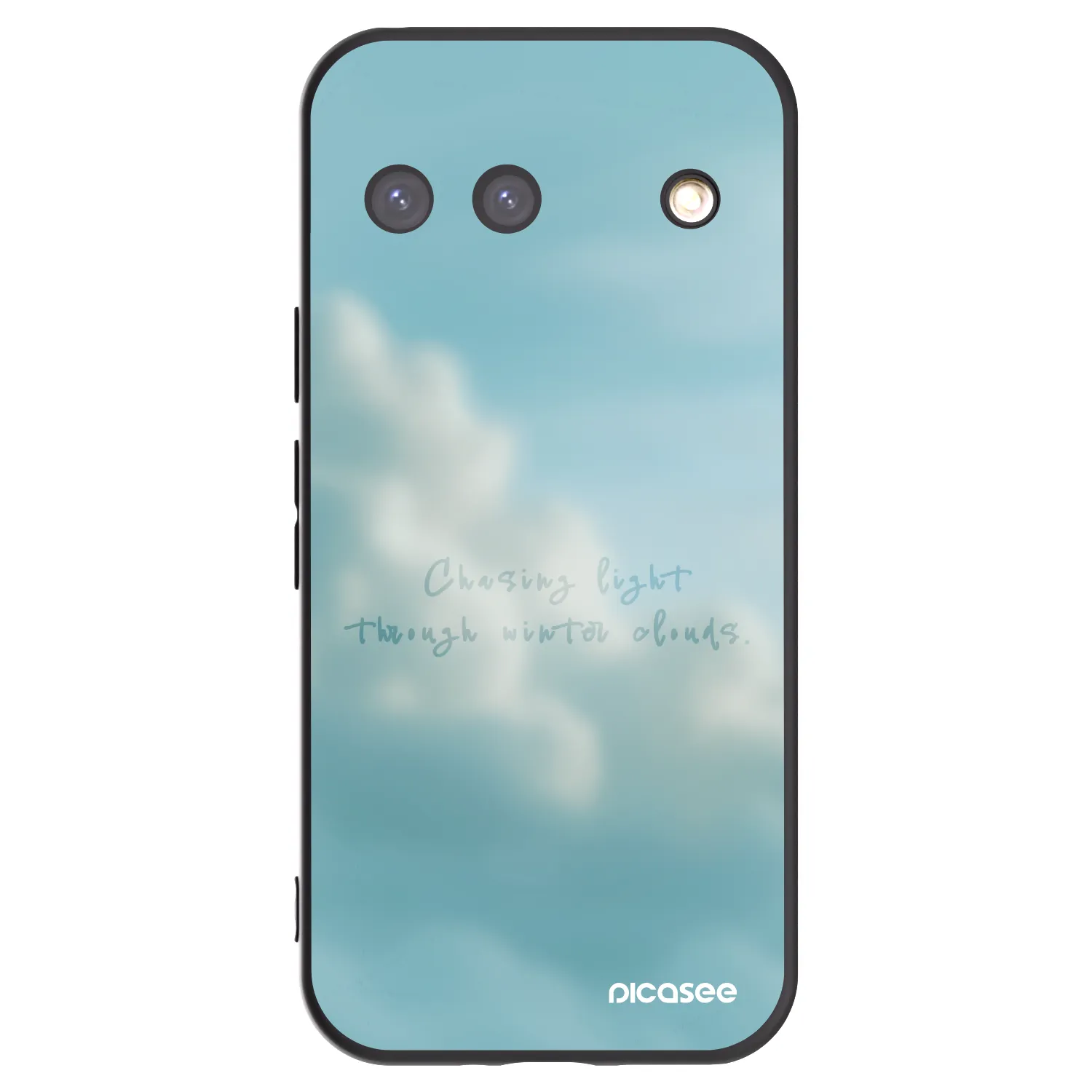Picasee silikonowe czarne etui na Google Pixel 9 - CHASiNG LIGHT