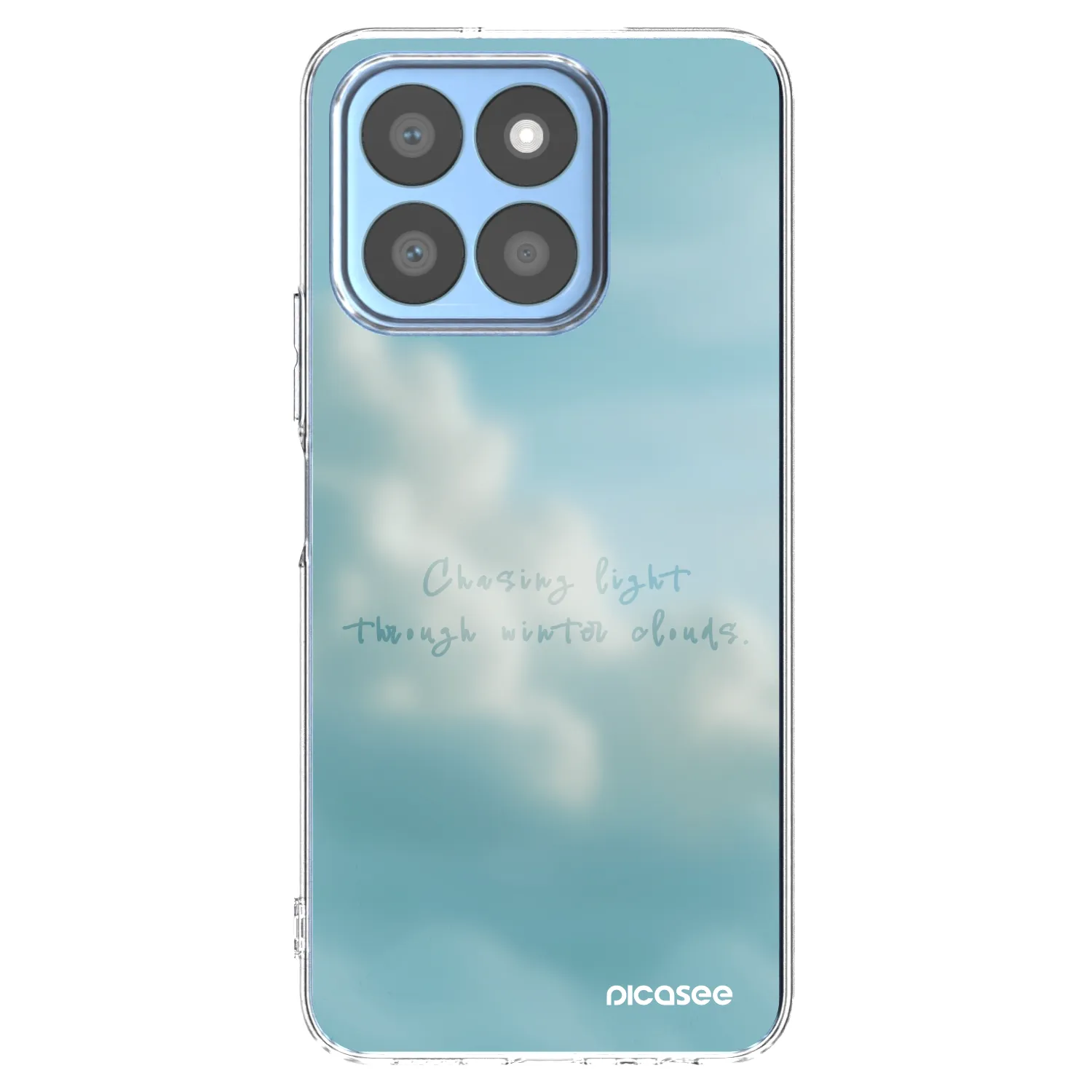 Picasee silikonowe przeźroczyste etui na Honor X8c - CHASiNG LIGHT