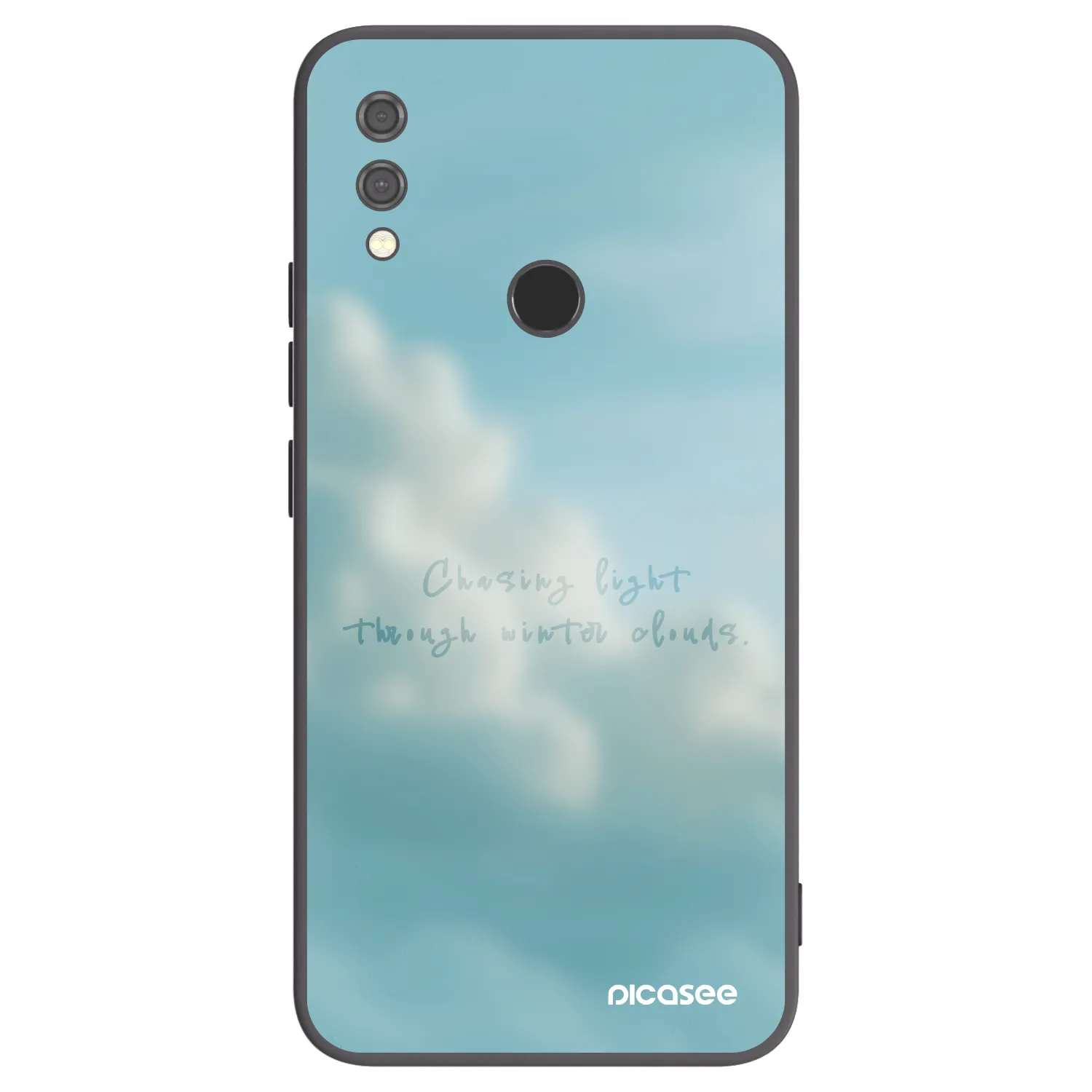 Picasee silikonowe czarne etui na Xiaomi Redmi Note 7 - CHASiNG LIGHT