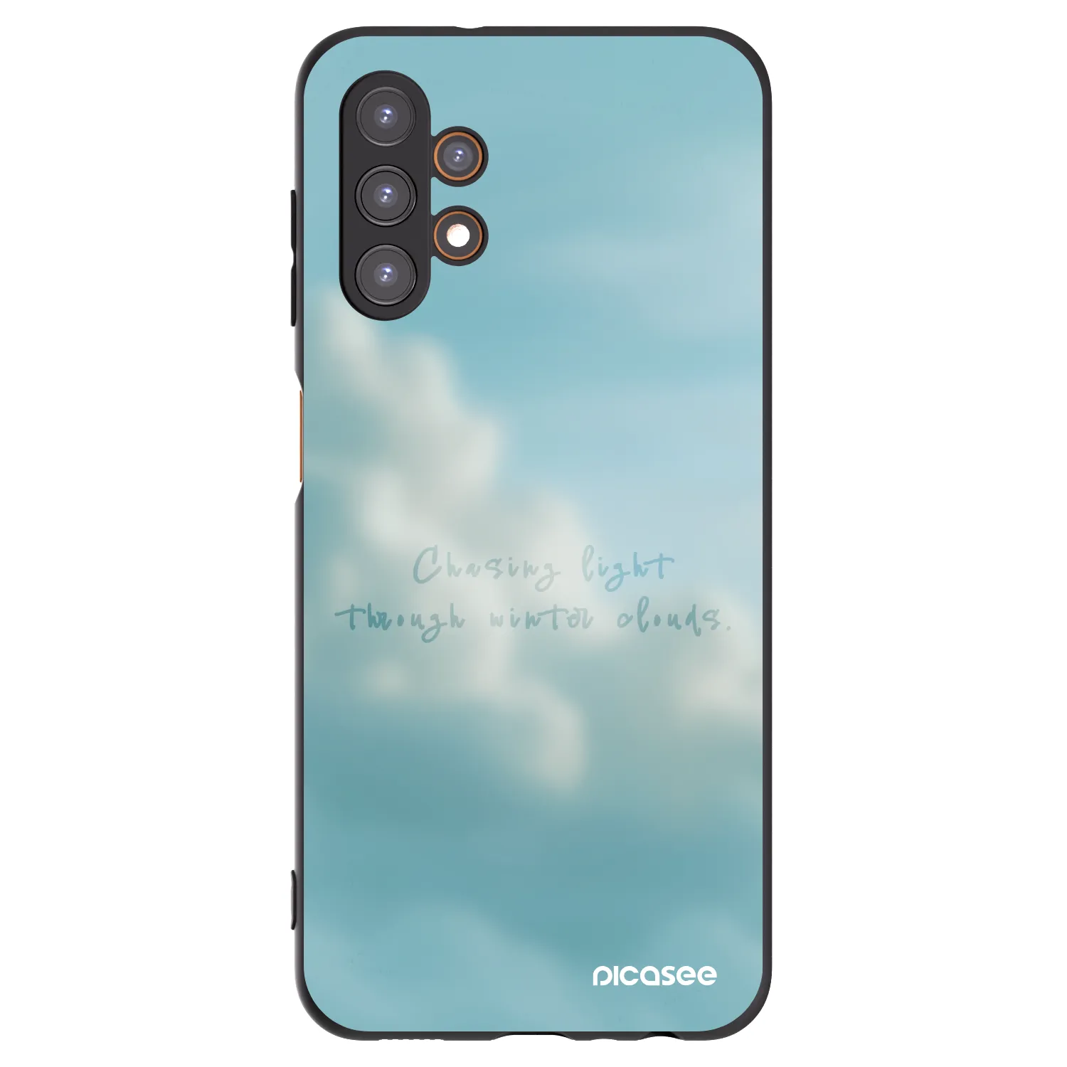 Picasee silikonowe czarne etui na Samsung Galaxy A13 5G - CHASiNG LIGHT