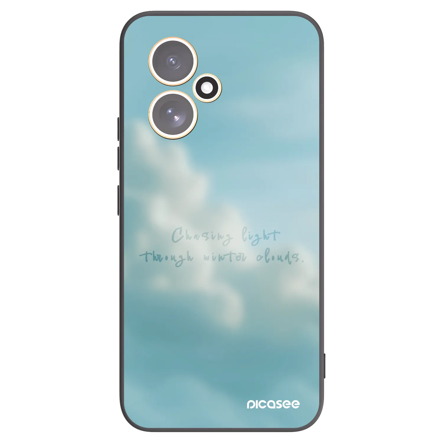 Picasee silikonowe czarne etui na Honor 400 5G - CHASiNG LIGHT