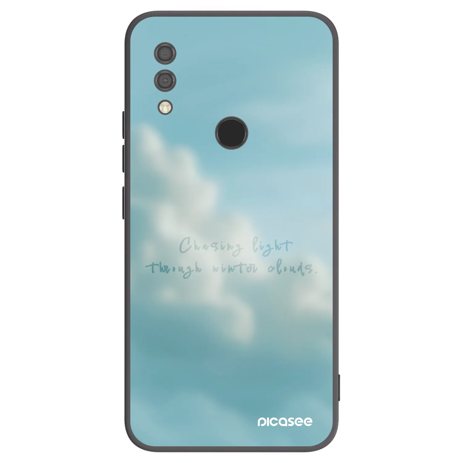 Picasee silikonowe czarne etui na Xiaomi Redmi 7 - CHASiNG LIGHT