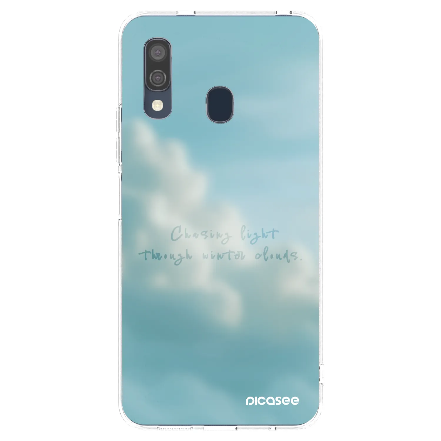 Picasee silikonowe przeźroczyste etui na Samsung Galaxy A40 A405F - CHASiNG LIGHT