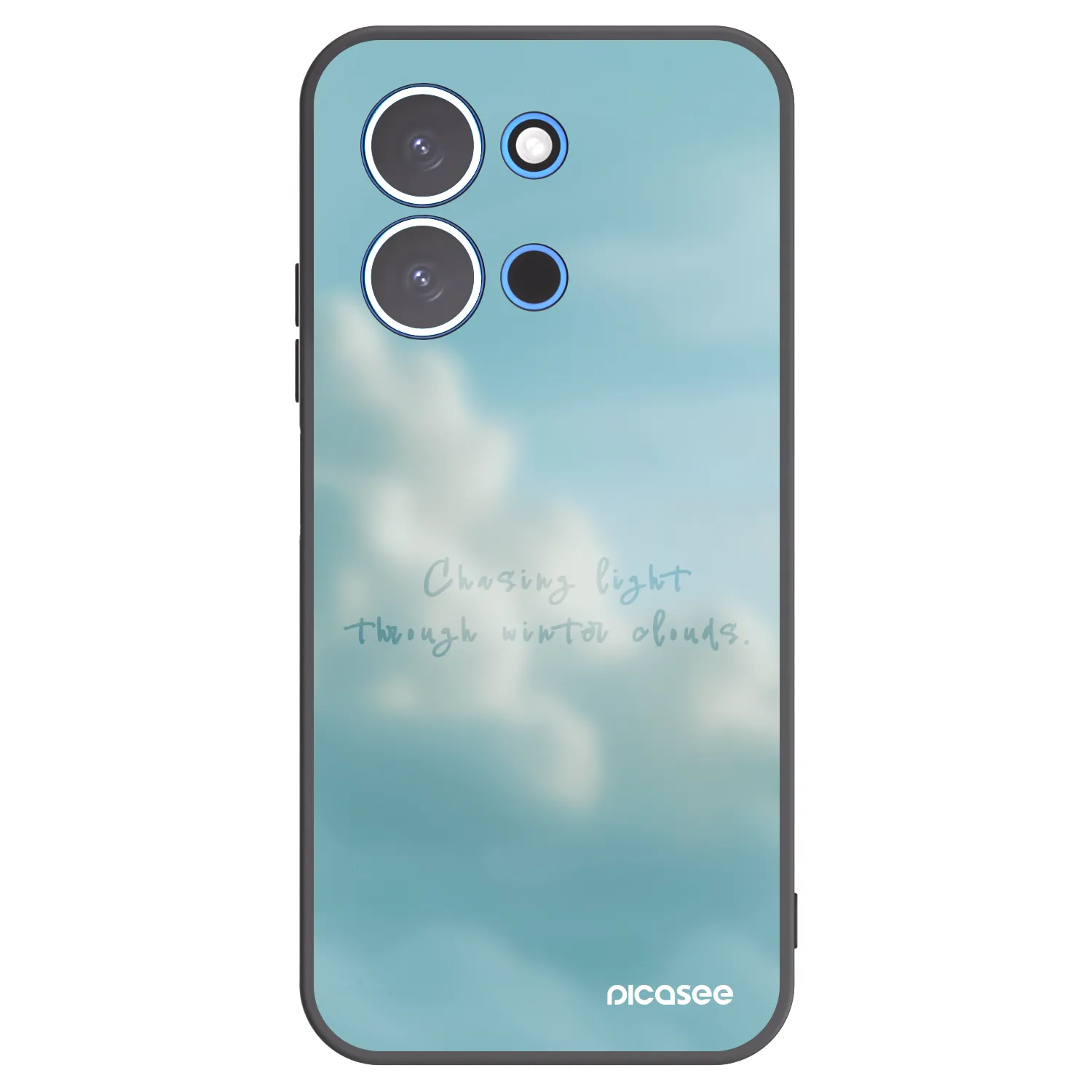 Picasee silikonowe czarne etui na Xiaomi Redmi 15C 4G - CHASiNG LIGHT