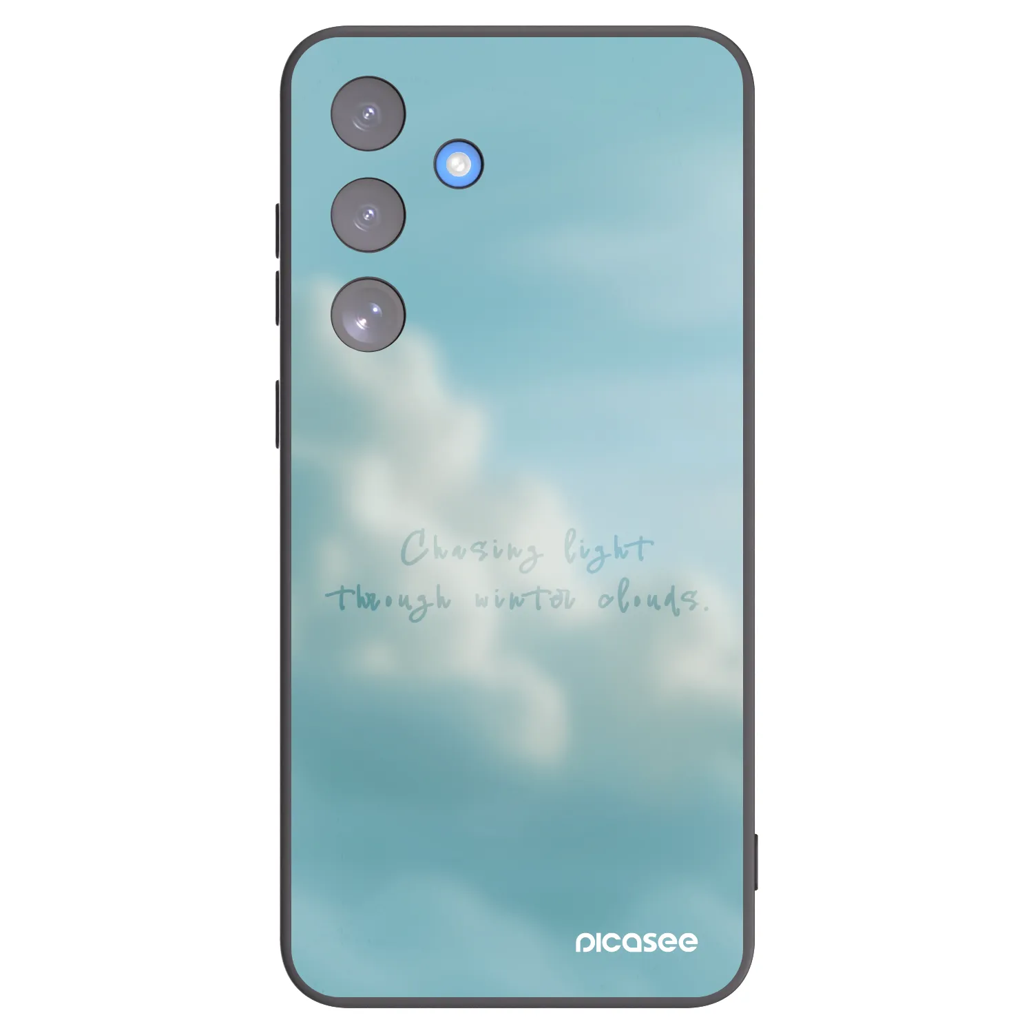 Picasee silikonowe czarne etui na Samsung Galaxy S25 FE 5G - CHASiNG LIGHT