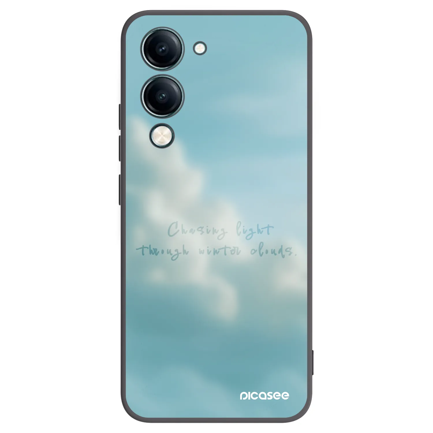 Picasee silikonowe czarne etui na Vivo Y29s 5G - CHASiNG LIGHT