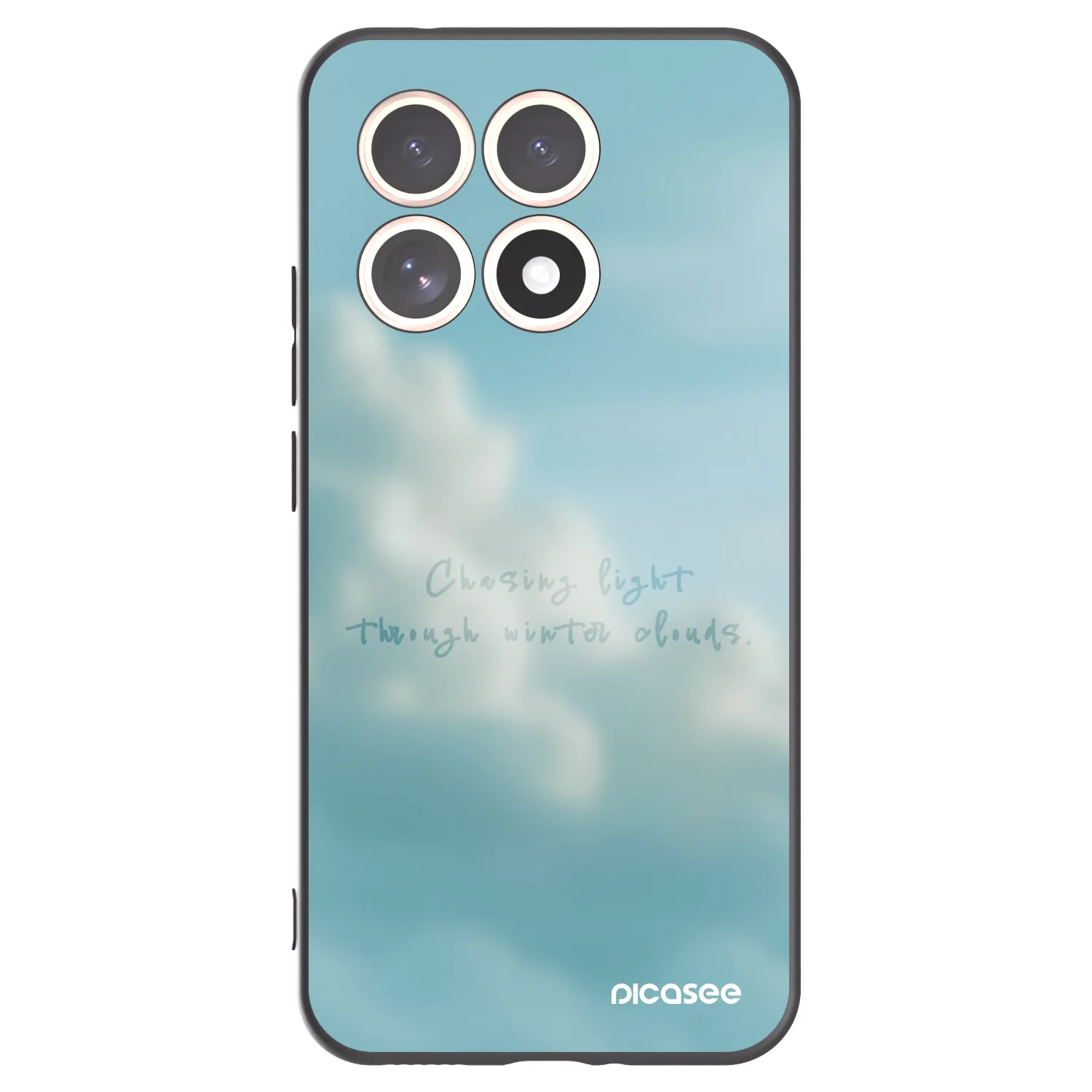Picasee silikonowe czarne etui na Xiaomi 15T - CHASiNG LIGHT