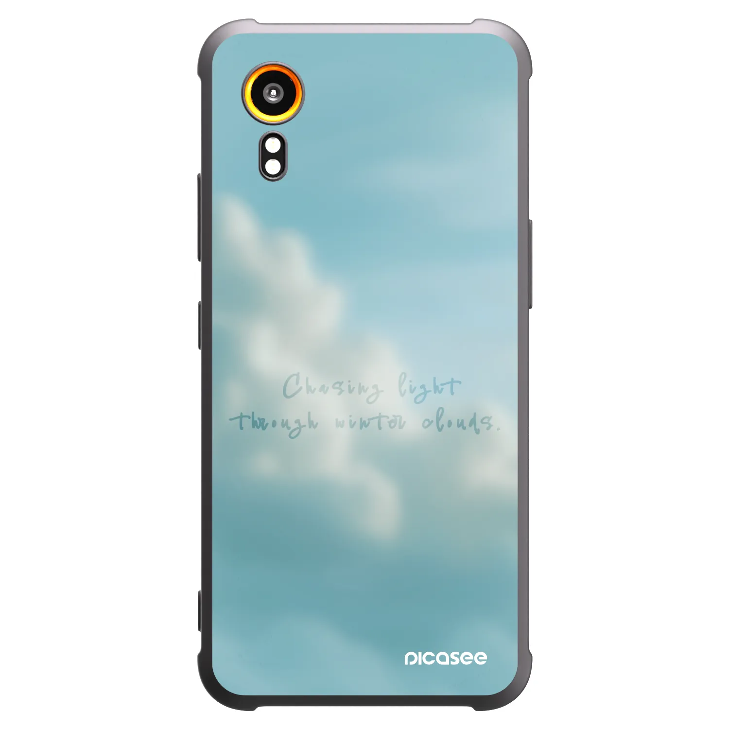 Picasee silikonowe czarne etui na Samsung Galaxy Xcover 7 - CHASiNG LIGHT