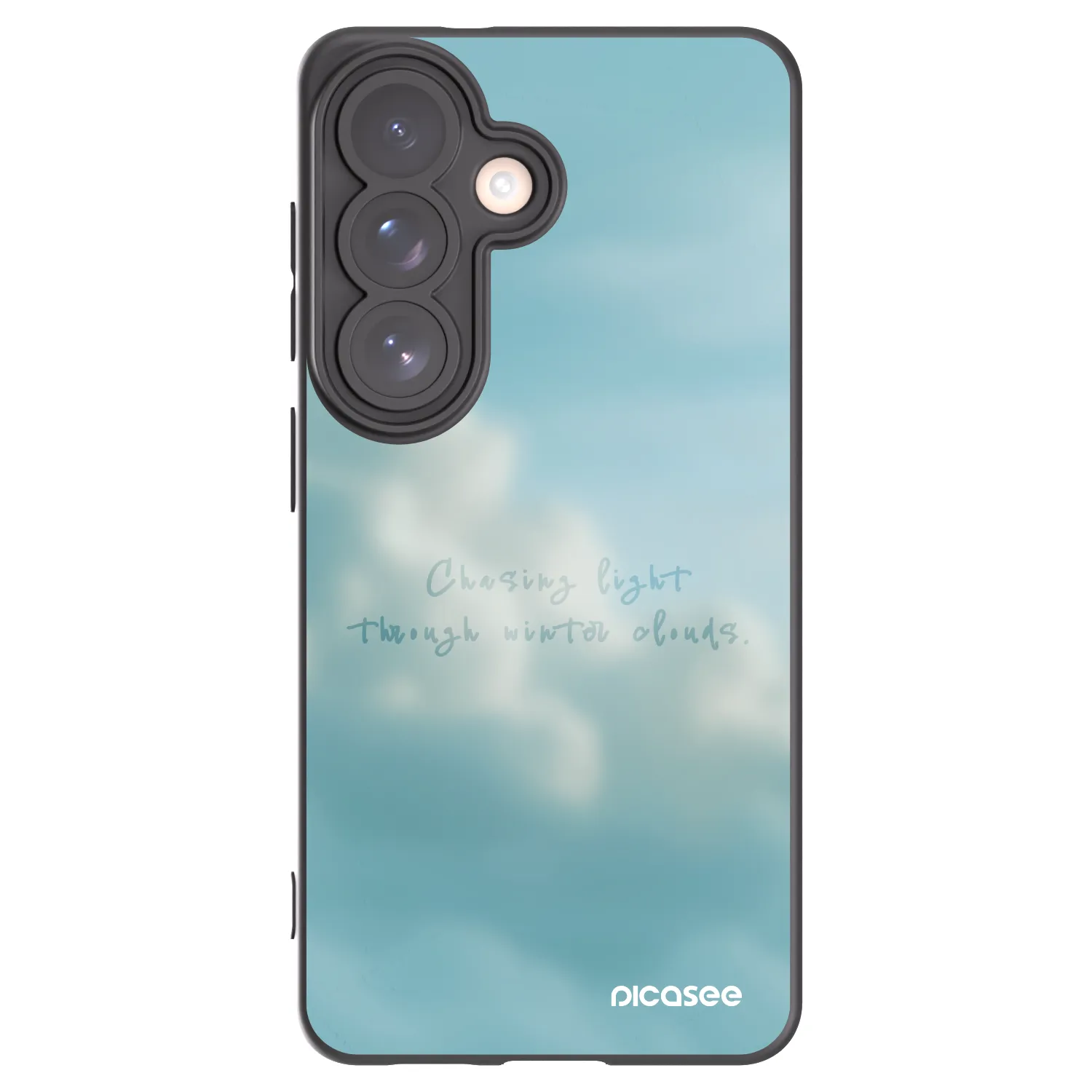 Picasee silikonowe czarne etui na Samsung Galaxy S26 - CHASiNG LIGHT