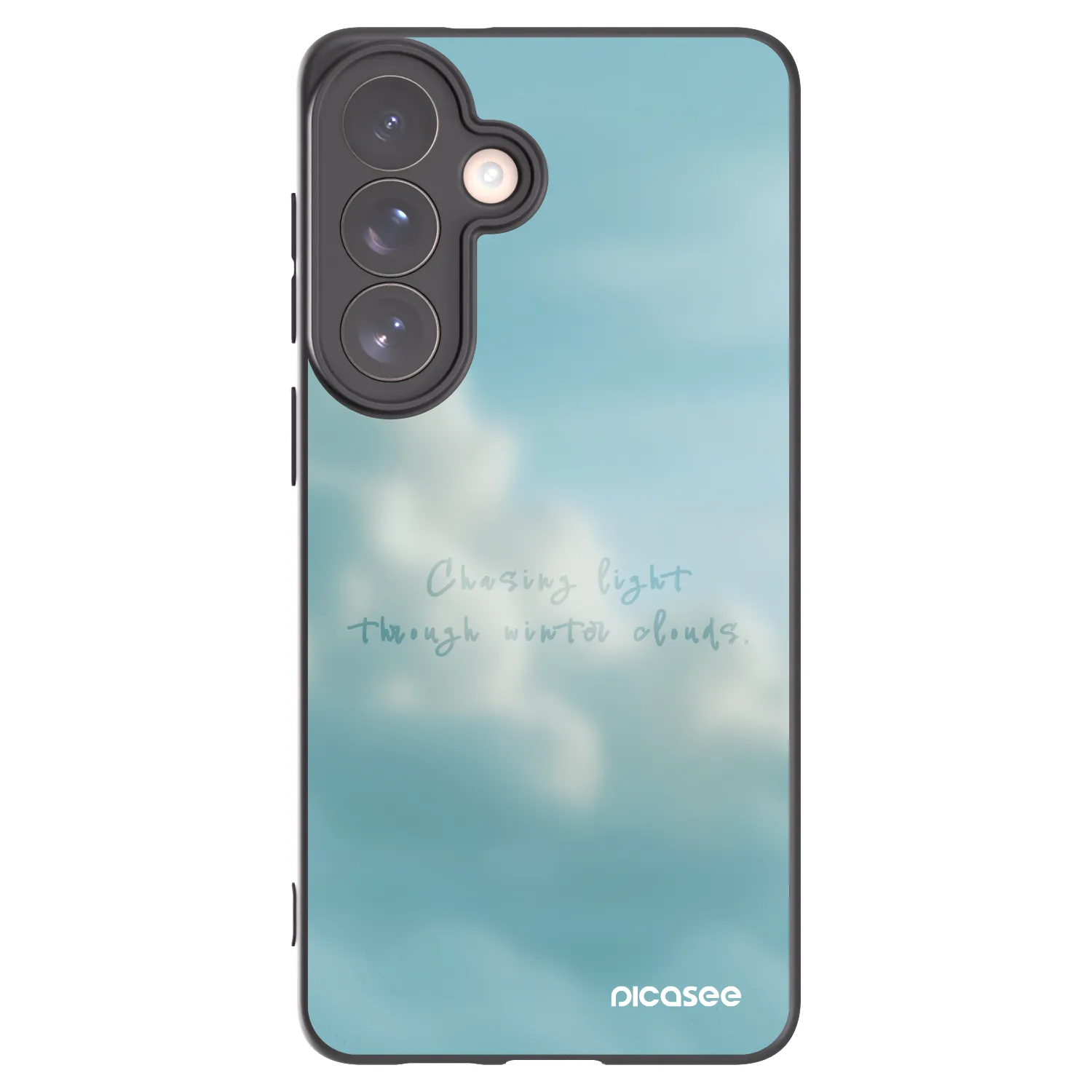 Picasee silikonowe czarne etui na Samsung Galaxy S26+ - CHASiNG LIGHT