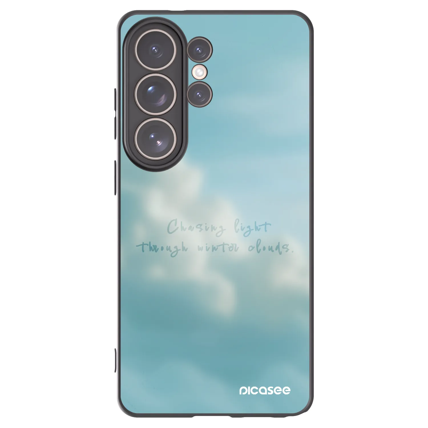 Picasee silikonowe czarne etui na Samsung Galaxy S26 Ultra - CHASiNG LIGHT