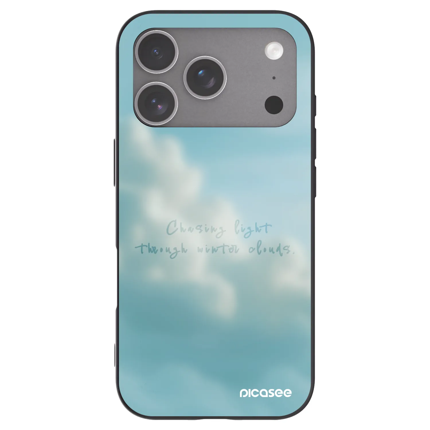 Picasee silikonowe czarne etui na Apple iPhone 18 Pro - CHASiNG LIGHT