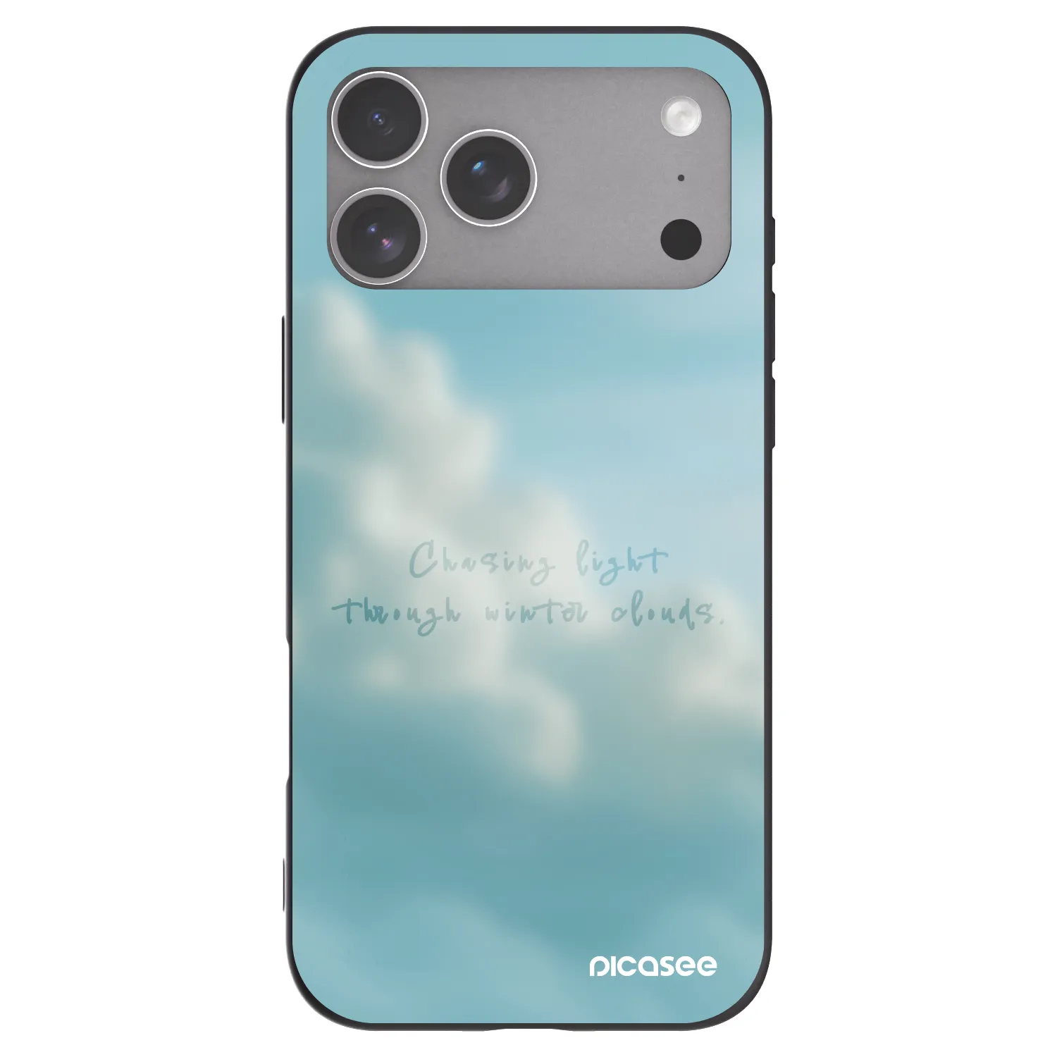Picasee silikonowe czarne etui na Apple iPhone 18 Pro Max - CHASiNG LIGHT