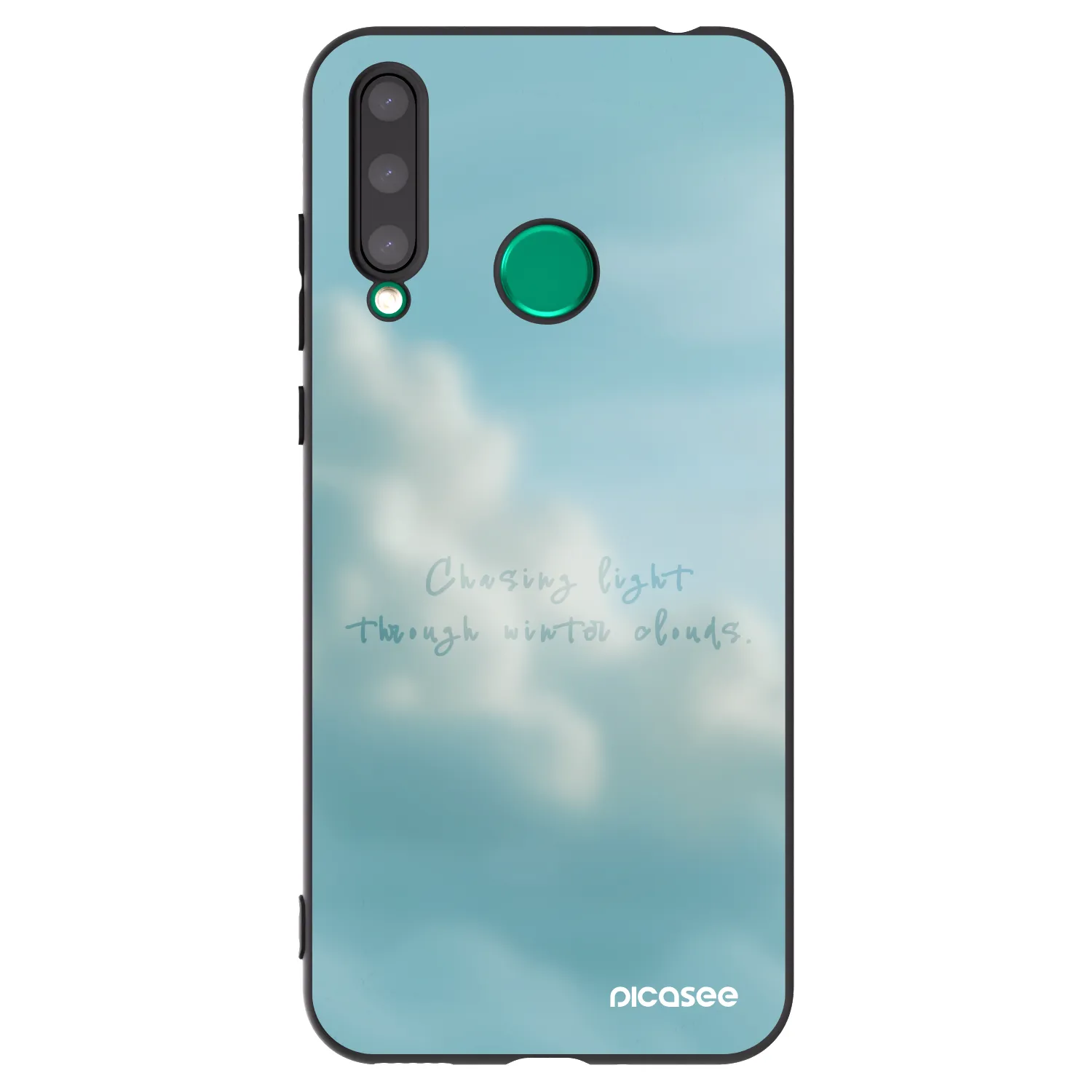 Picasee silikonowe czarne etui na Honor 20 Lite - CHASiNG LIGHT