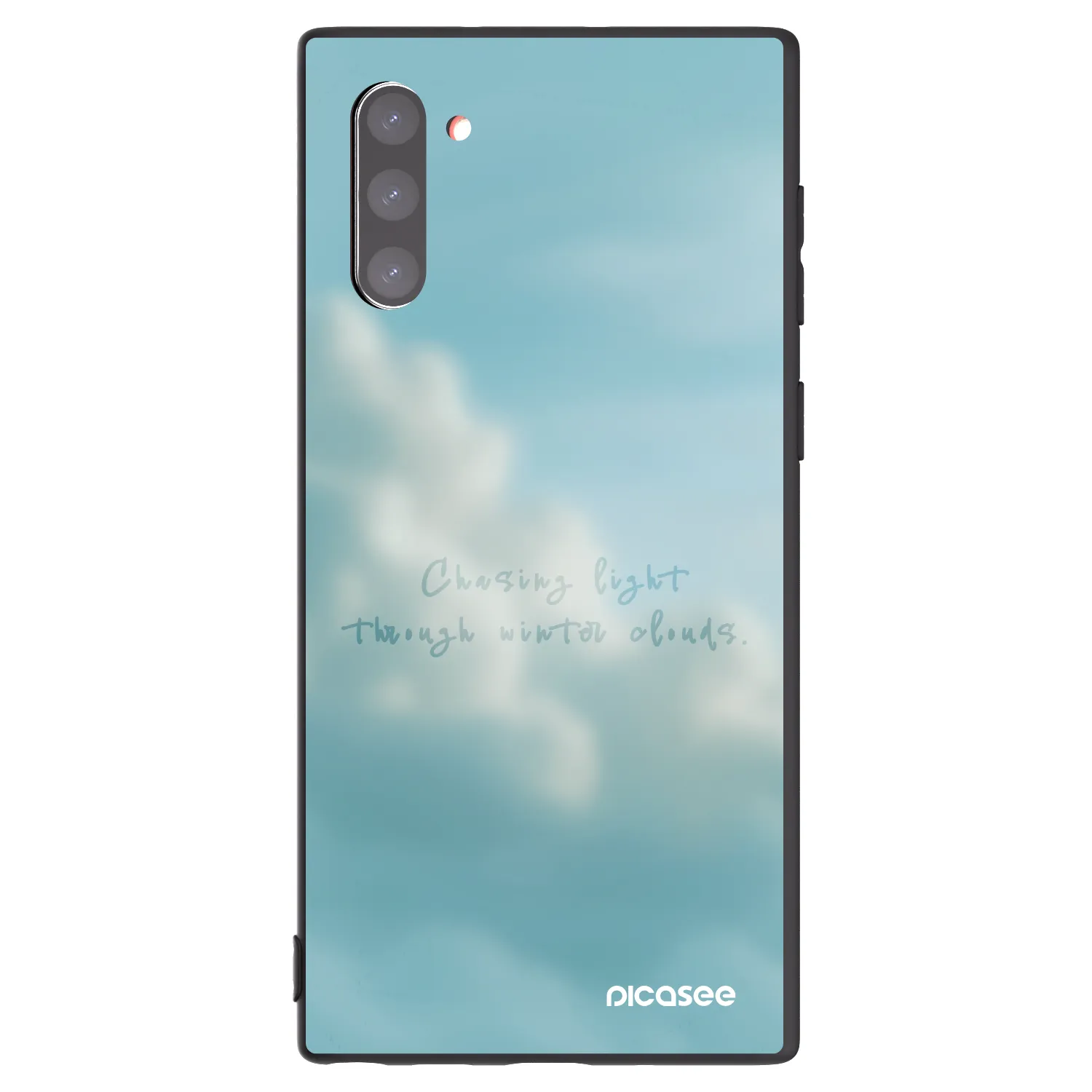Picasee silikonowe czarne etui na Samsung Galaxy Note 10 N970F - CHASiNG LIGHT