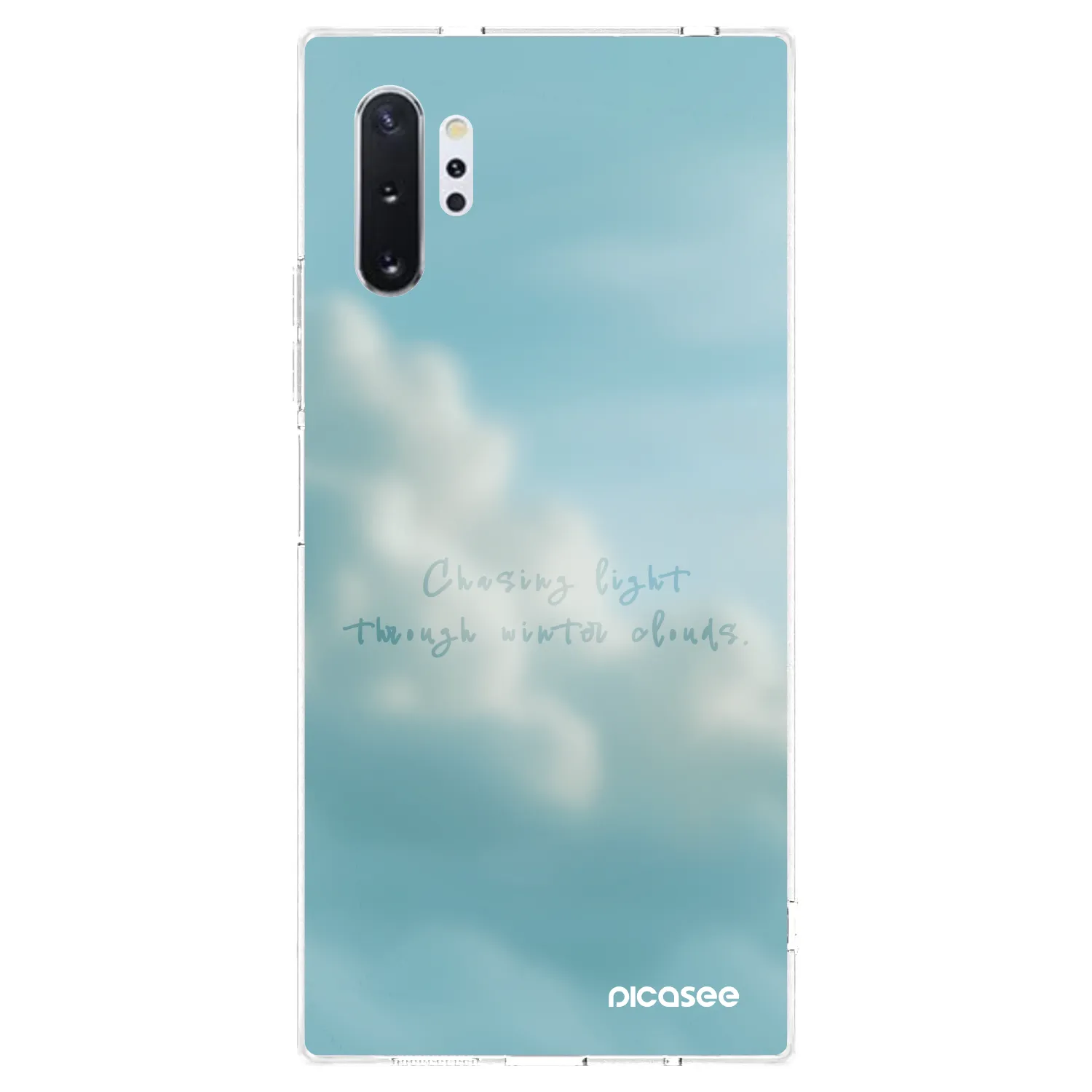 Picasee silikonowe przeźroczyste etui na Samsung Galaxy Note 10+ N975F - CHASiNG LIGHT
