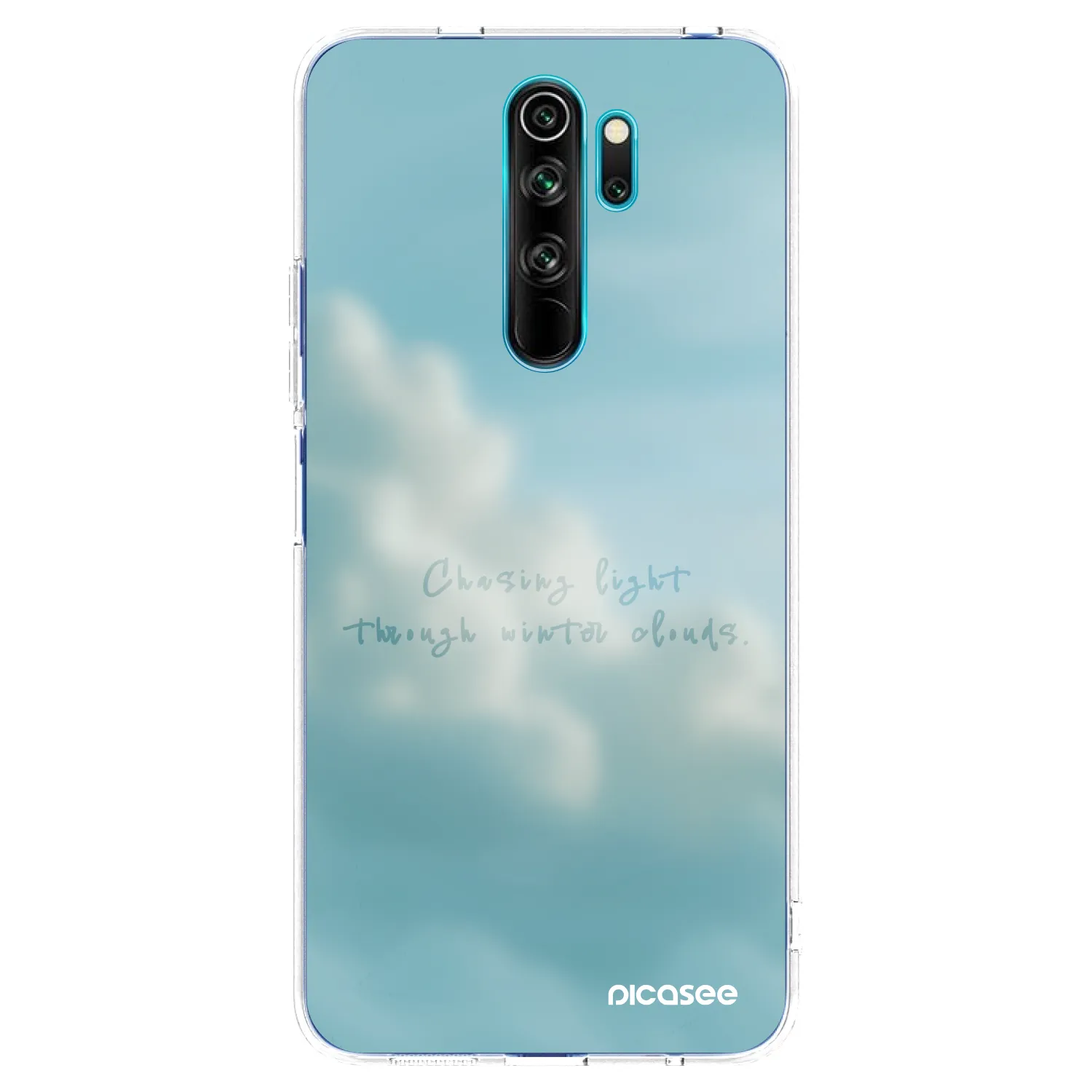 Picasee silikonowe przeźroczyste etui na Xiaomi Redmi Note 8 Pro - CHASiNG LIGHT