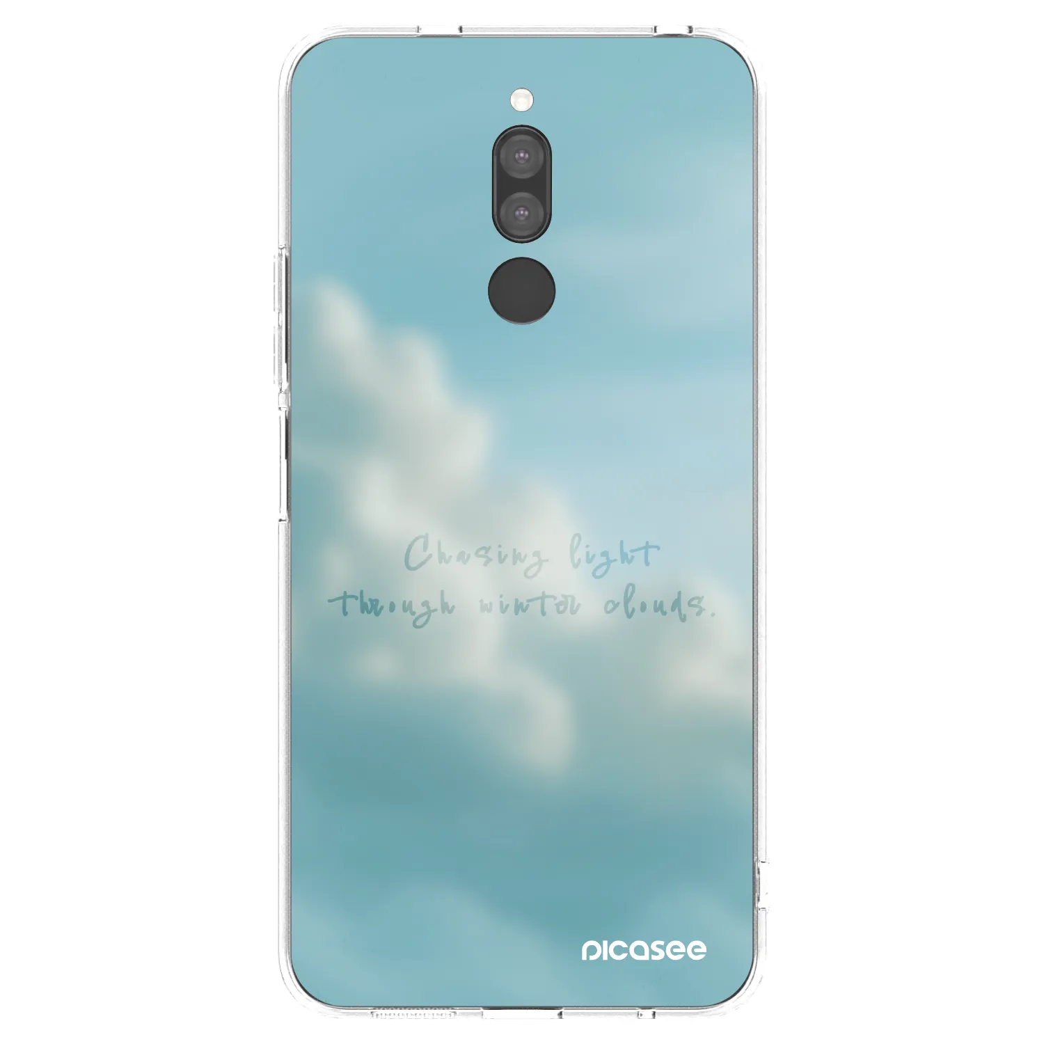 Picasee silikonowe przeźroczyste etui na Xiaomi Redmi 8 - CHASiNG LIGHT