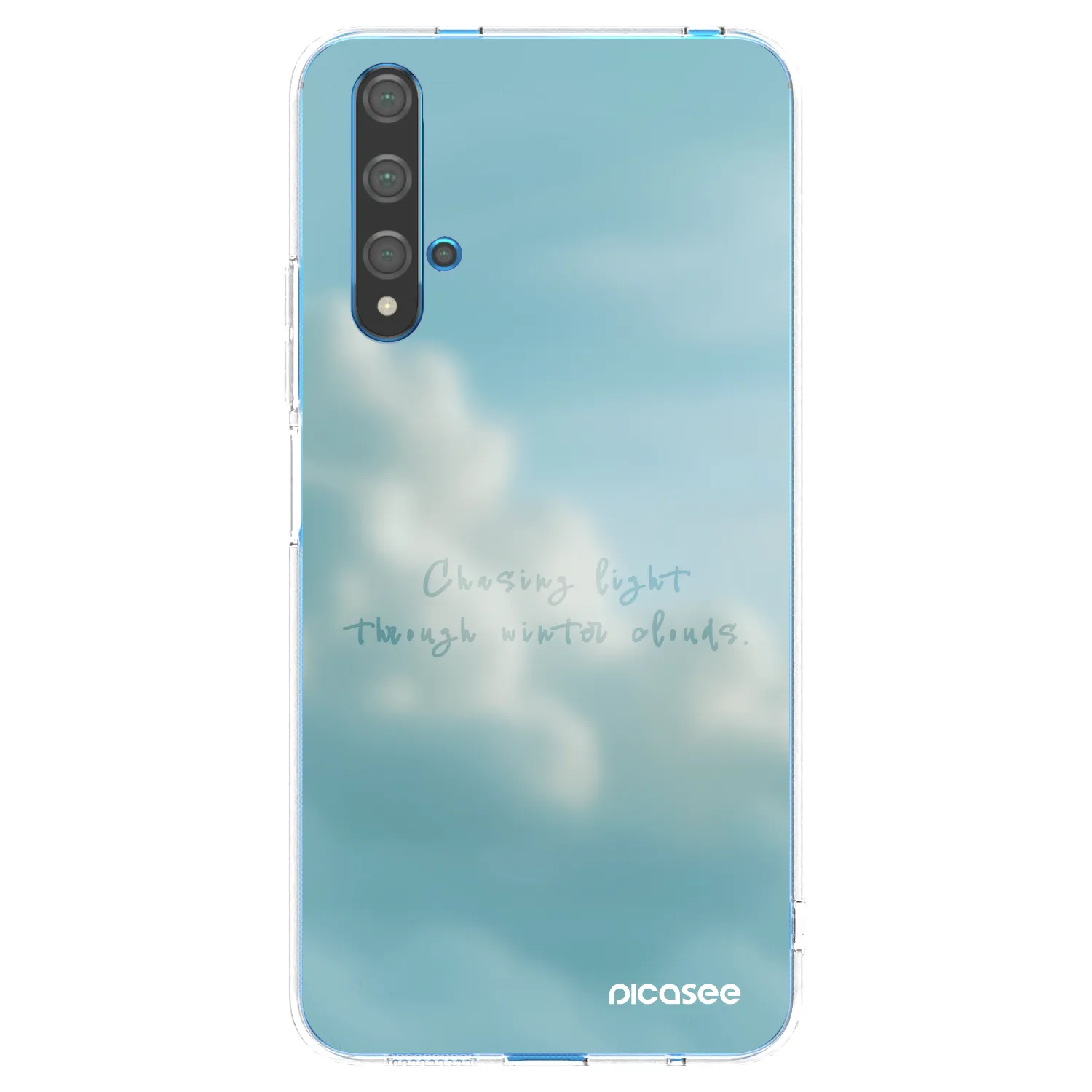Picasee silikonowe przeźroczyste etui na Huawei Nova 5T - CHASiNG LIGHT
