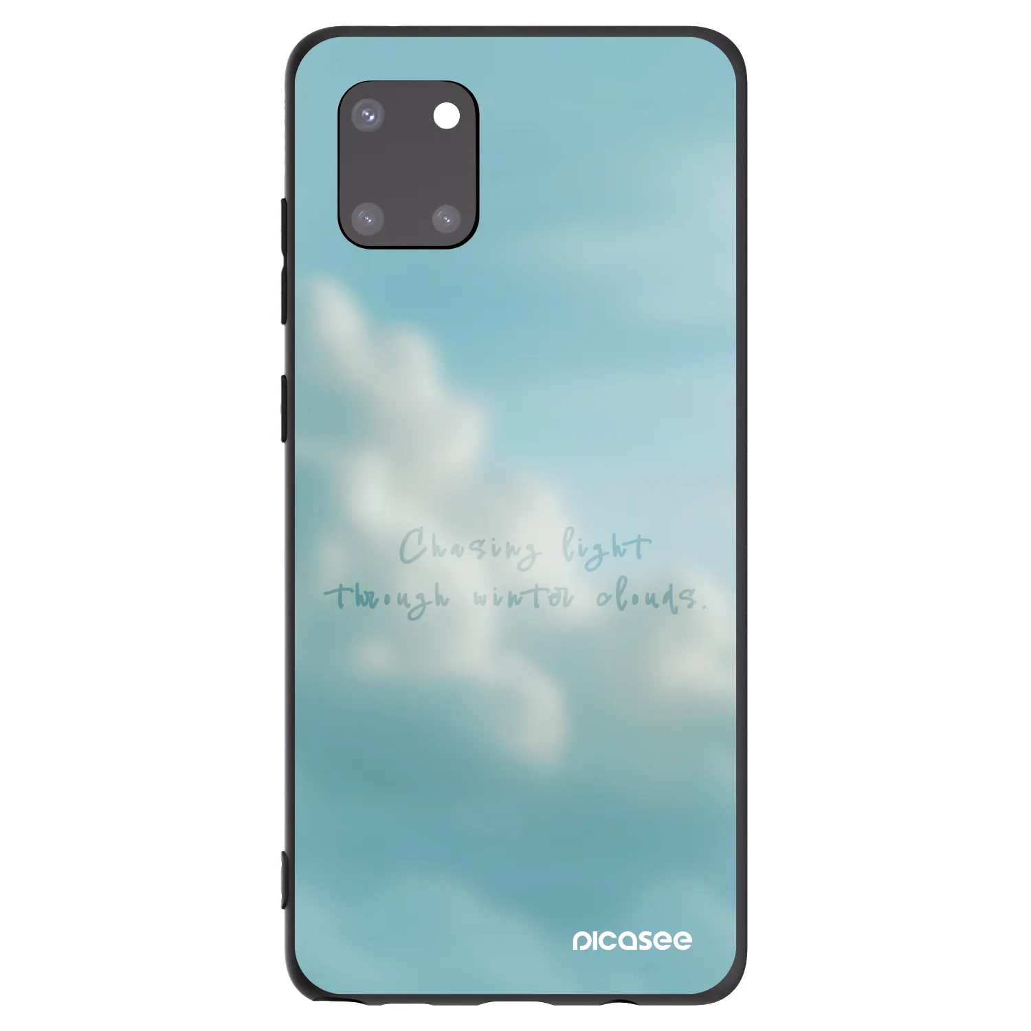 Picasee silikonowe czarne etui na Samsung Galaxy Note 10 Lite N770F - CHASiNG LIGHT