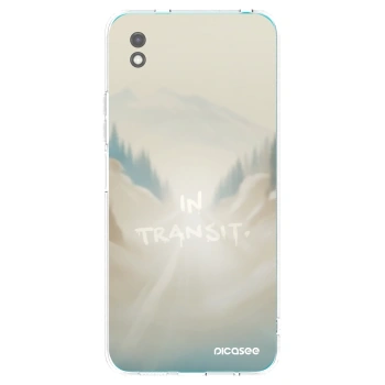 Picasee silikonowe czarne etui na Xiaomi Redmi 9A - IN TRANSIT