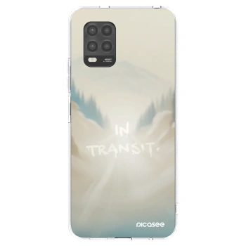 Picasee silikonowe przeźroczyste etui na Xiaomi Mi 10 Lite - IN TRANSIT