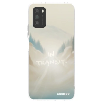 Picasee silikonowe przeźroczyste etui na Xiaomi Poco M3 - IN TRANSIT