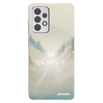 Picasee silikonowe przeźroczyste etui na Samsung Galaxy A52 5G A525F - IN TRANSIT