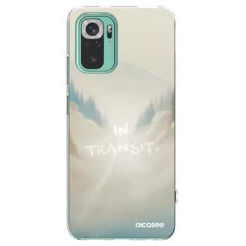Picasee silikonowe przeźroczyste etui na Xiaomi Redmi Note 10 Pro - IN TRANSIT