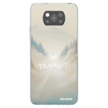 Picasee silikonowe czarne etui na Xiaomi Poco X3 Pro - IN TRANSIT
