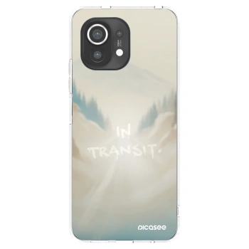 Picasee silikonowe przeźroczyste etui na Xiaomi Mi 11 - IN TRANSIT