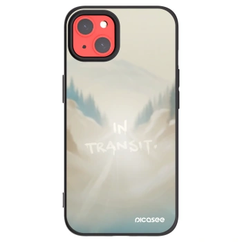 Picasee silikonowe czarne etui na Apple iPhone 13 - IN TRANSIT