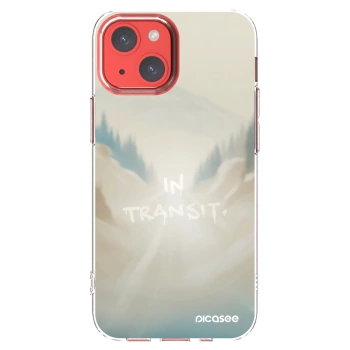 Picasee silikonowe przeźroczyste etui na Apple iPhone 13 mini - IN TRANSIT