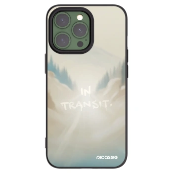 Picasee silikonowe czarne etui na Apple iPhone 13 Pro - IN TRANSIT